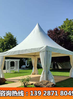厂家外销3-10米尖顶帐篷户外活动广告展览欧式篷房pagoda tent