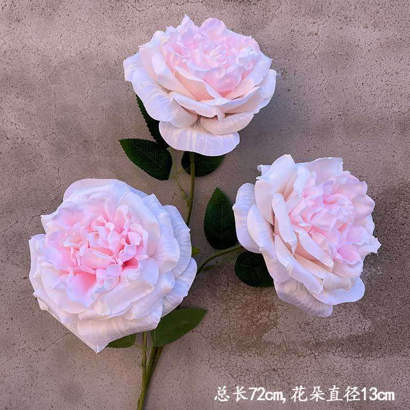 婚庆仿真花荔枝玫瑰花假花绢花客厅落地家居装饰欧式室内花艺摆件