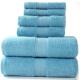 Bath Luxury Towel Set Towels 纯棉毛巾浴巾三件套 Cotton 3pcs
