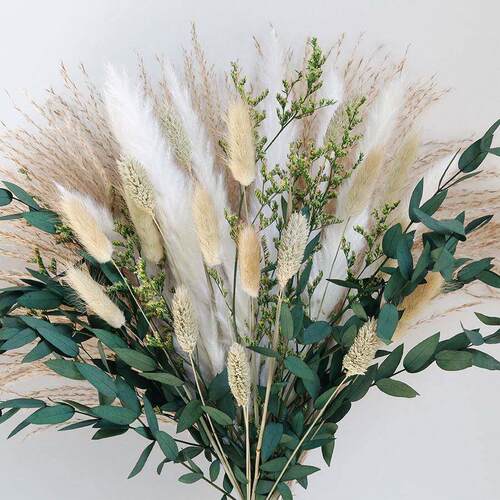 Small Reed Dried Flower bouquet High-grade Finished Pampas