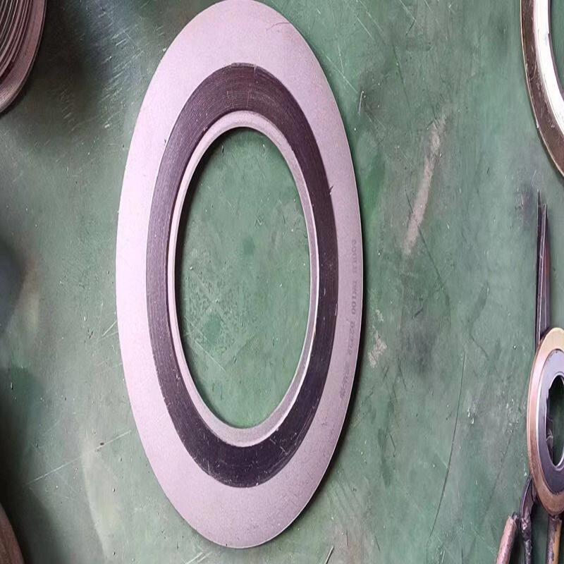 304不锈钢内外环金属缠绕石墨垫片D型2222金属垫内外环法兰垫片圈