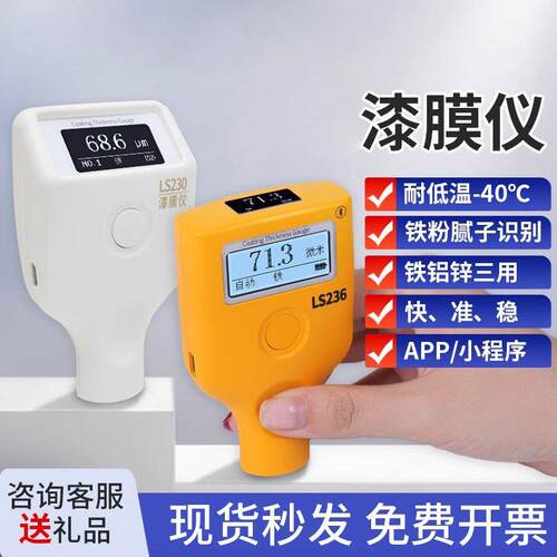 林上LS230/236涂层测厚仪汽车检测漆膜测厚仪高精度油漆厚度测膜