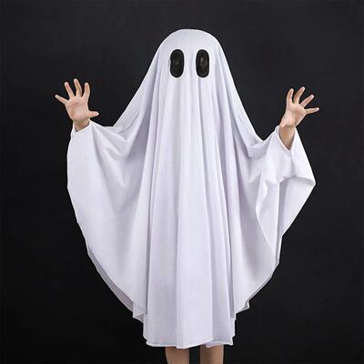 Halloween Ghost Costume Children Adult Masquerade Ghost Cape