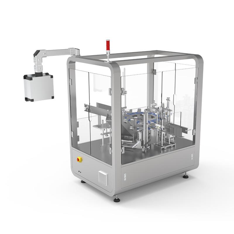 全自动高效立式日用品装盒机多功能化妆品开盒封盒机入盒包装机