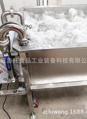泡LW-2000翻浪式蔬菜洗机  不锈钢加热浸槽 非标制作果蔬泡清洗清