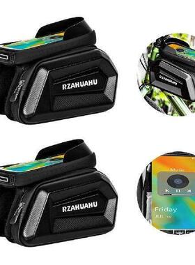 Bike Front Frame Bag Bike Storage Bag Waterproof Bike Phone