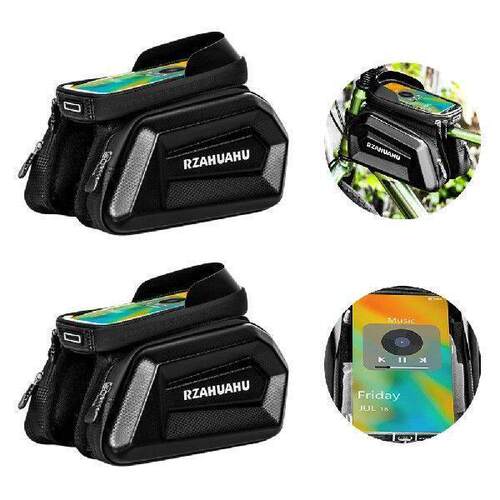 Bike Front Frame Bag Bike Storage Bag Waterproof Bike Phone