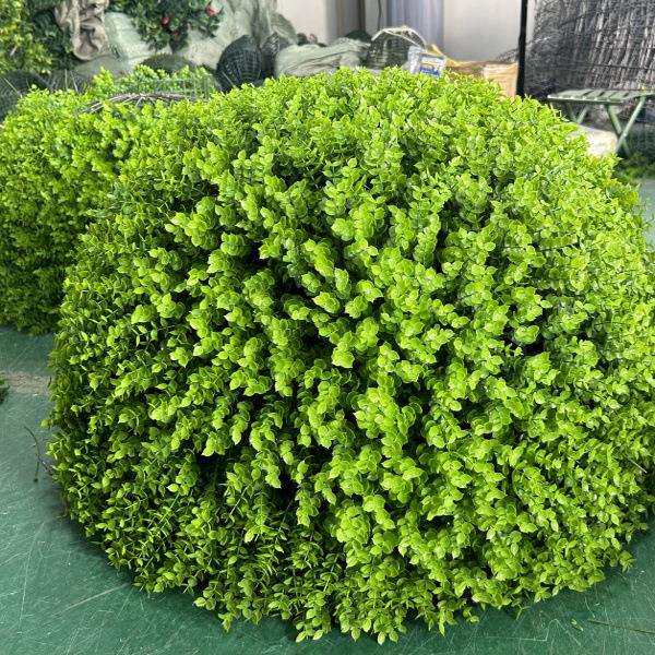 户外绿植井盖遮挡装饰品绿植球仿真绿植尤加利草球装饰米兰草球