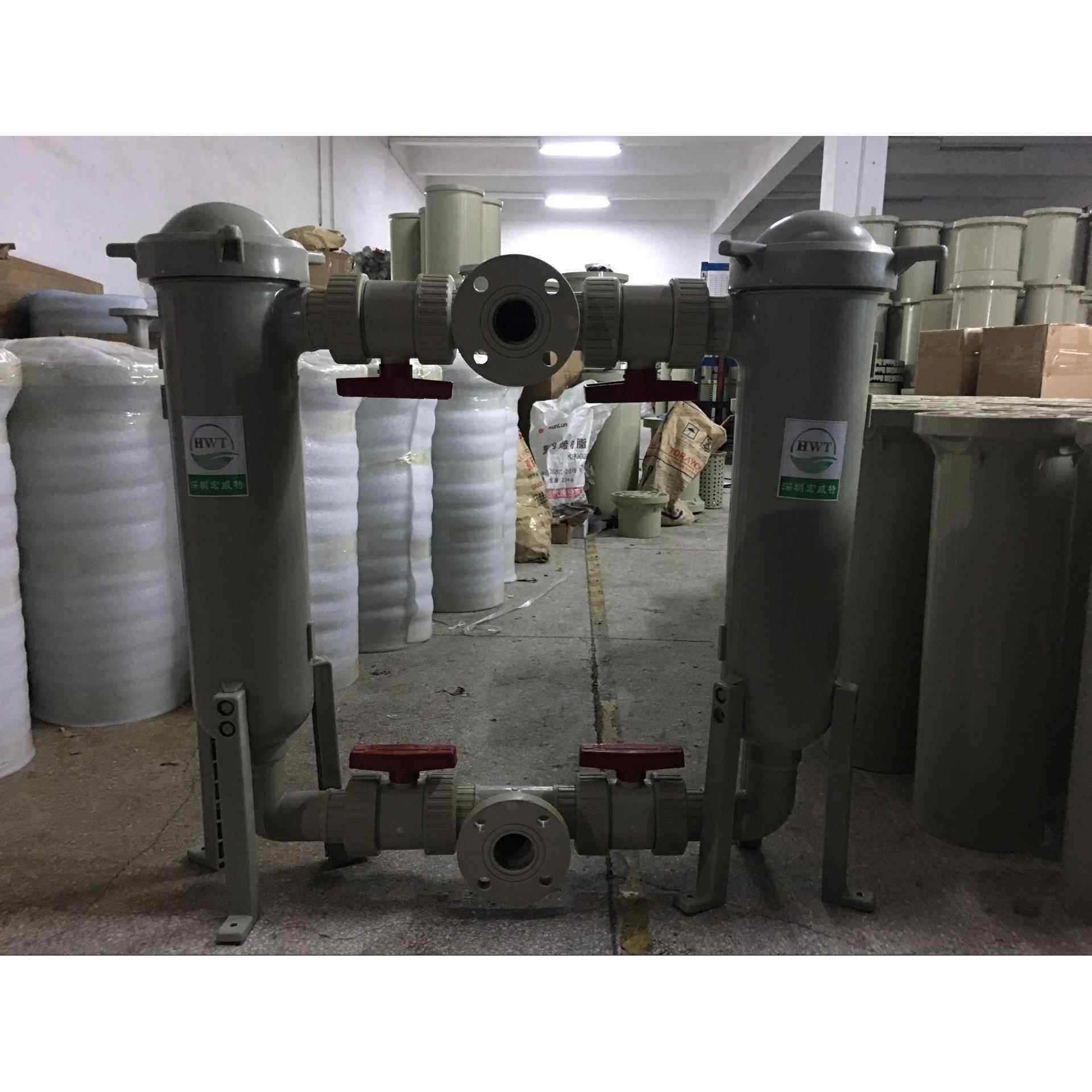 非金属精纯PP多袋双联串联塑料双级过滤器DuplexPPfilters