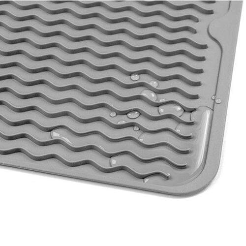 Silicone Dish Drying Mat liner Kitchen Counter or Sink