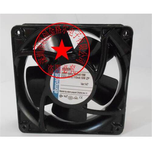 TYP 4656N 德国进口 230V 19W 120*120*38mm 铝框耐高温