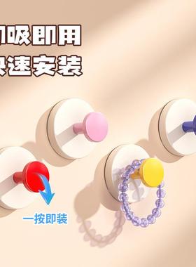 Dopamine suction cup hooks with strong load-bearing adhesive