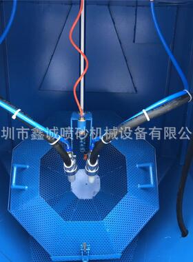 鑫诚滚筒自动喷砂机双枪滚篮毛边机去毛刺披峰自动滚篮毛边机