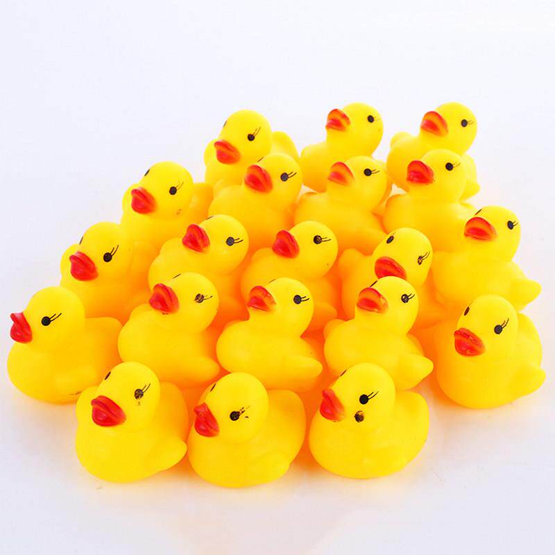 20-300pcs Baby Bath Toys Swimming Pool Bathing Ducks Water G