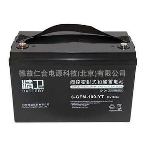 科华蓄电池6-GFM-100-YT /12V100AH铅酸蓄电池