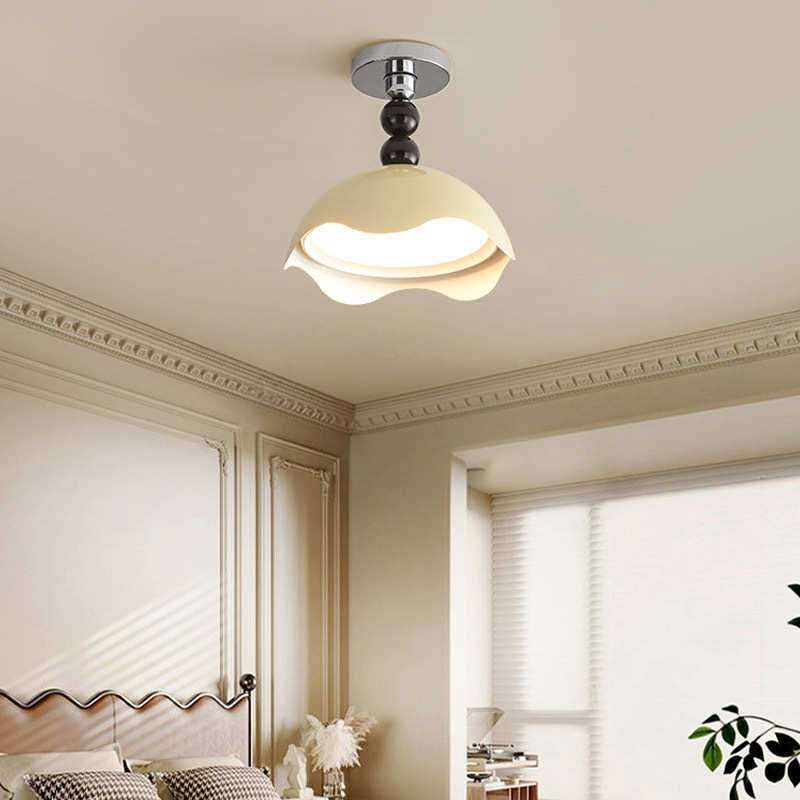 法式奶油风蛋壳现代简约卧室灯中古书房餐厅主卧儿童房护眼吸顶灯,家装灯饰光源,智能吸顶灯,淘宝优惠券,粉丝福利购,淘宝优惠卷