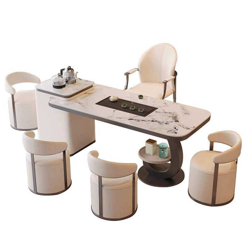 组合功夫茶桌椅奢轻式台岩书桌现代板办公意茶桌茶喝茶泡家用简约,住宅家具,家用茶台/茶桌,淘宝优惠券,粉丝福利购,淘宝优惠卷