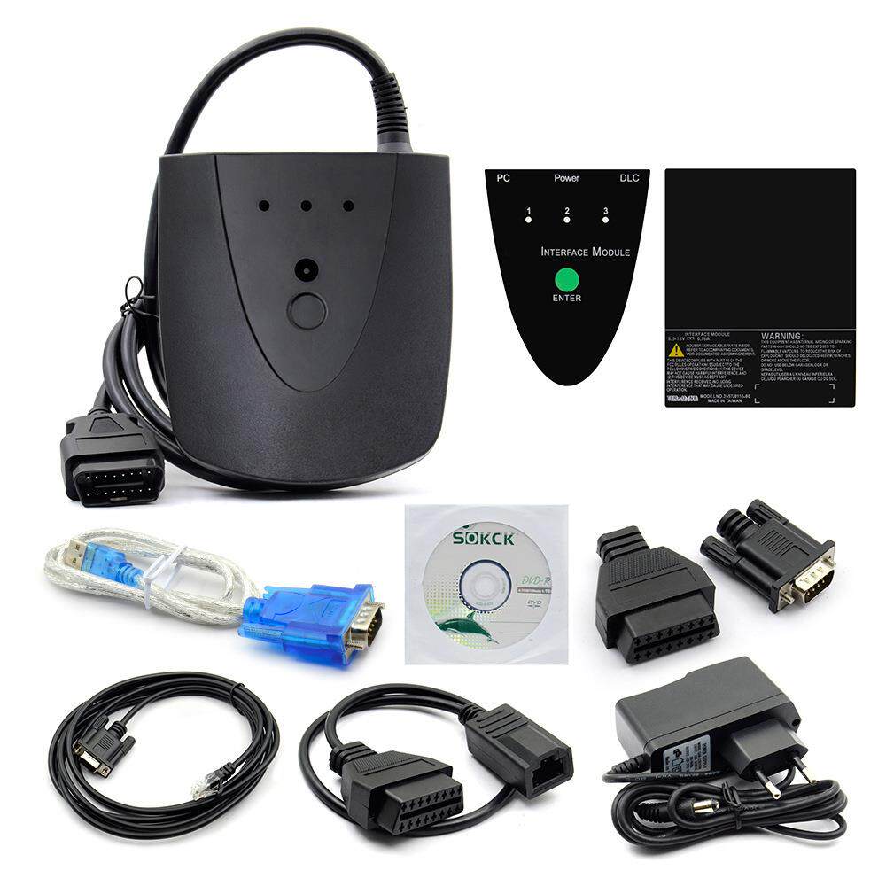 跨境双板本田HDS HIM HDS V3.104.24带RS232 OBD2汽车诊断仪