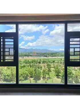 格菲尼断桥带纱一体平开窗铝合金封阳台窗户隔音隔热系统门窗飘窗