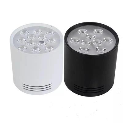 led明装筒灯免钻孔吸顶吊线 线3瓦5w7w9w12w15w18w客厅店铺圆形射