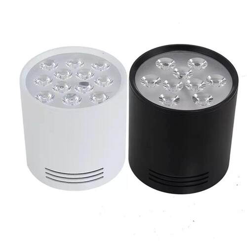 led明装筒灯免钻孔吸顶吊线 线3瓦5w7w9w12w15w18w客厅店铺圆形射