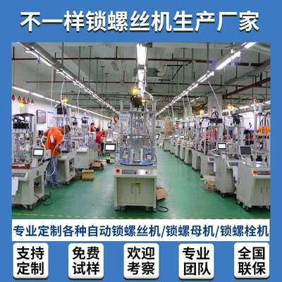 双头拧全坐标自动LXM锁螺丝机吹气式自螺动打丝机自动化设备螺母