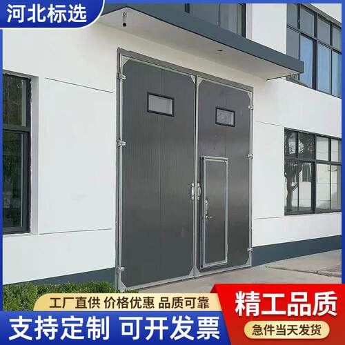 工业平开门工业保温平开门车间厂房粮库彩钢夹芯板大门工业门节能