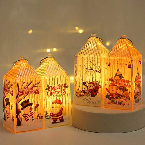 Christmas decoration gift portable nightlight window display