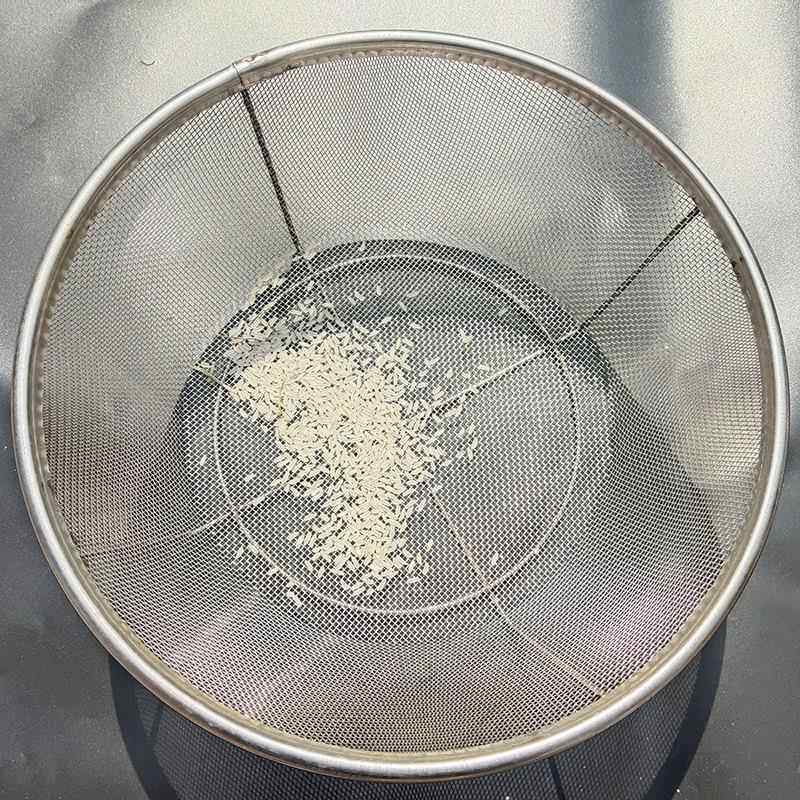 筛米专用不锈钢过滤虫圆14目细长大米商用筛网家用筛子12目过滤网