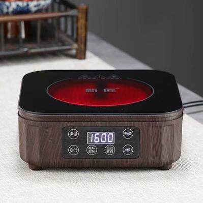 智能烧茶专用电陶瓷炉,迷你静音泡茶水炉,电加热光波炉,三速调