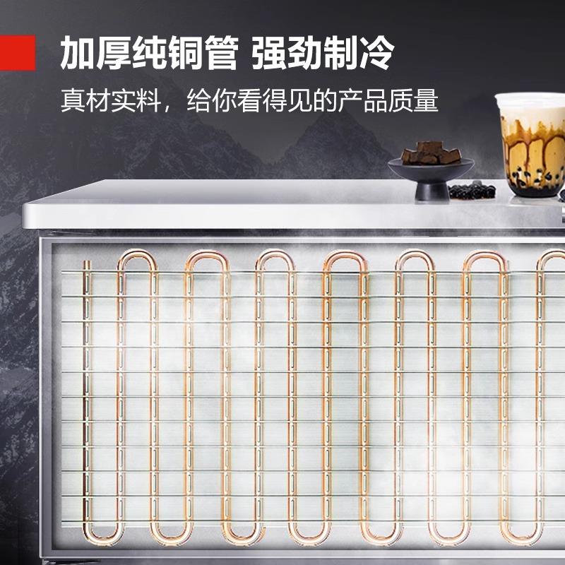 德玛仕冷藏工作台商用不锈钢平冷操作台冰柜保鲜冷冻冷柜厨房冰箱