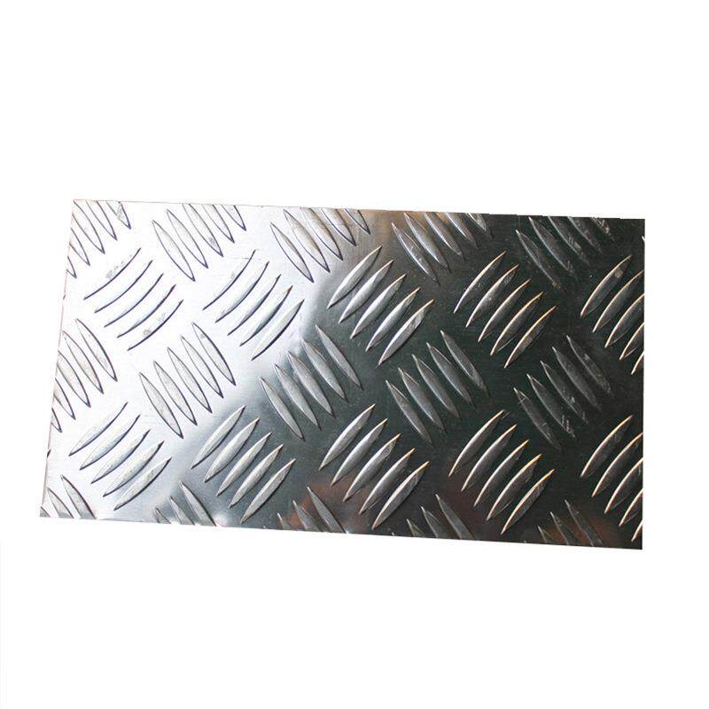 厂家销售五条筋花纹铝板 防滑印花铝板 长宽厚度可裁切扁豆花铝板