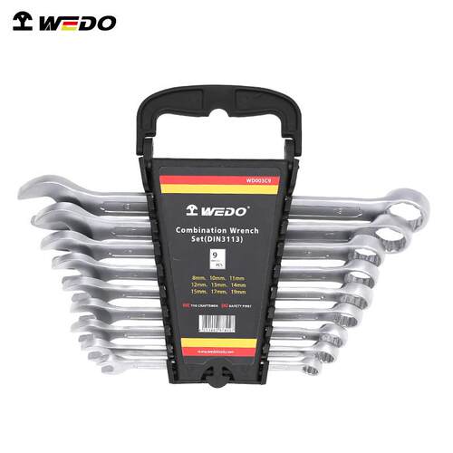 WEDO维度呆梅两用扳手套装开口梅花汽修扳手组套WD003C9