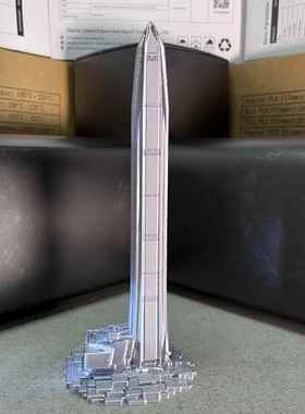 深圳平安国际金融中心大厦模型现代简约定制礼品旅游建筑工艺品