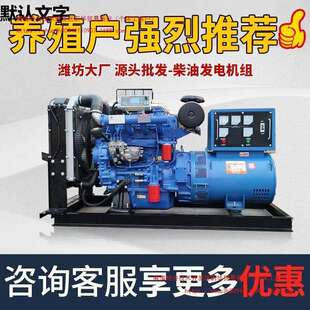 潍坊柴油发电机组30/40/50KW/100/150/200/300千瓦养殖备用带直销