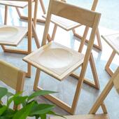 北欧实木折叠椅子带靠背家用可收纳餐椅原木超薄木质折叠餐椅木椅