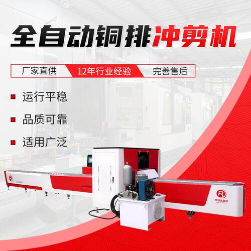 荣瑞达母线加工机全自动母线冲剪机母线冲剪线全自动铜排冲剪机
