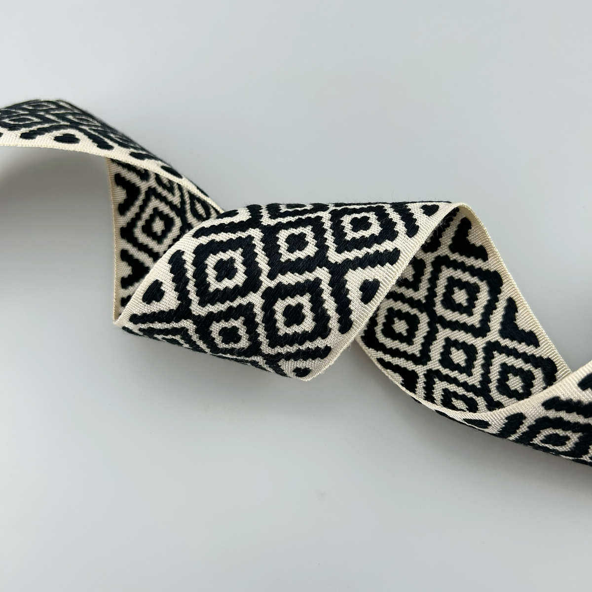 现代几何菱形格刺绣提花织带花边窗帘立边靠垫diy手工辅料ribbon,居家布艺,花边,淘宝优惠券,粉丝福利购,淘宝优惠卷