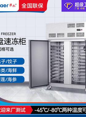 华尔商用速冻柜海参包子饺子急冻柜食品冷冻柜零下45度海鲜速冻机