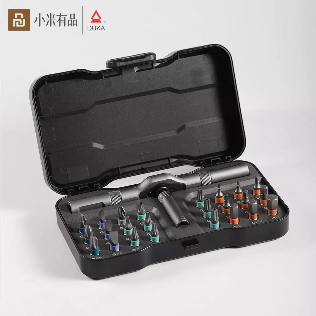 杜克RS1棘轮螺丝刀套装24合1多功能S2钢家用扳手起子工具组合套装