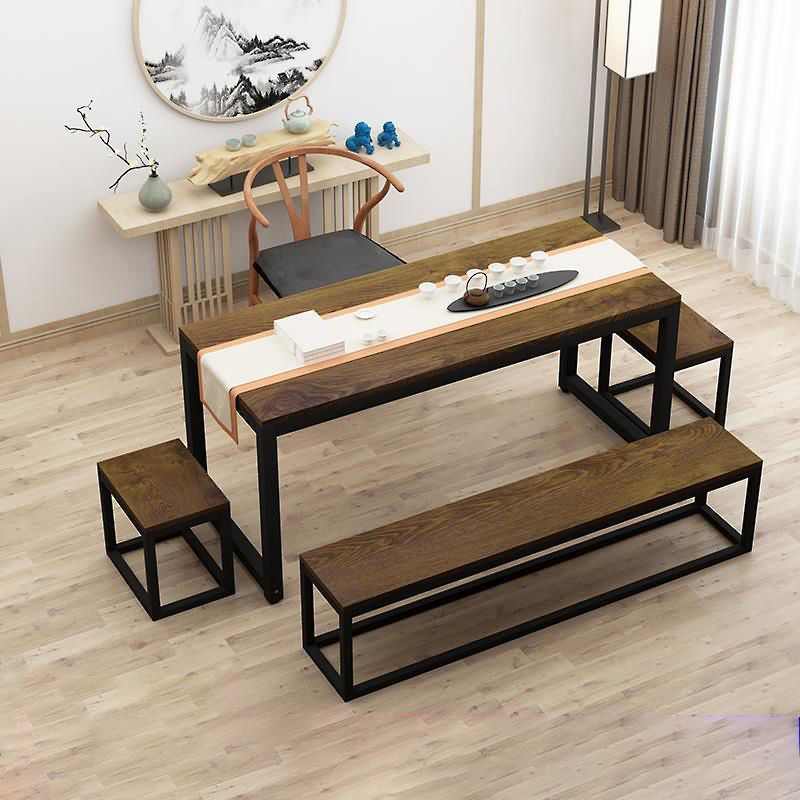 新中式茶桌椅组合简约现代家用客厅茶几套装办公室小型泡茶茶台