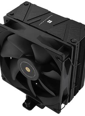 利民 AS120 EVO DARK刺灵 CPU塔式风冷散热器12cm风扇全喷涂黑漆