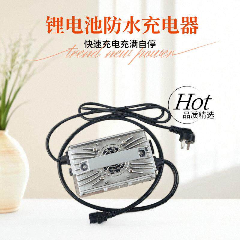 电动车锂电池充电器48V60V72V84V15A20A磷酸铁锂大功率防水三元锂