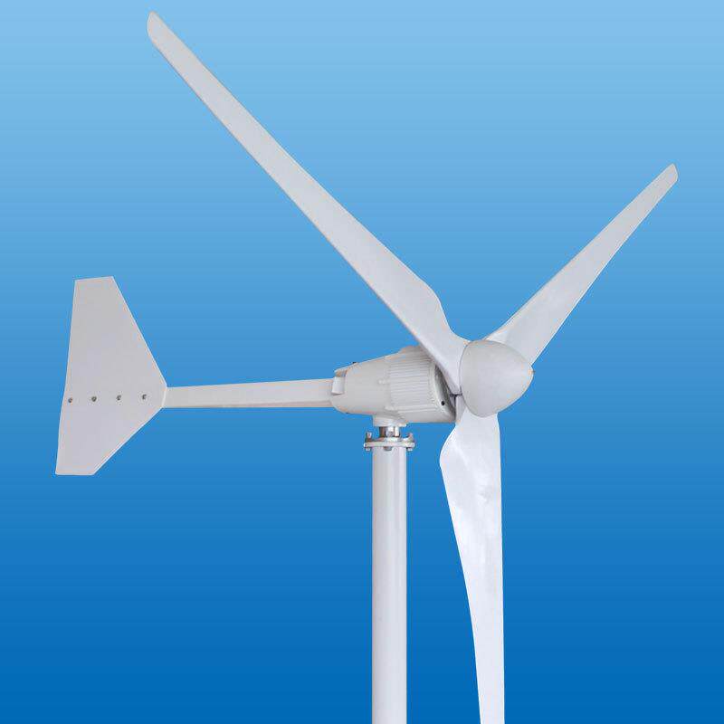 水平轴家用力2kw风发小电机22000L000W中型风力发电机