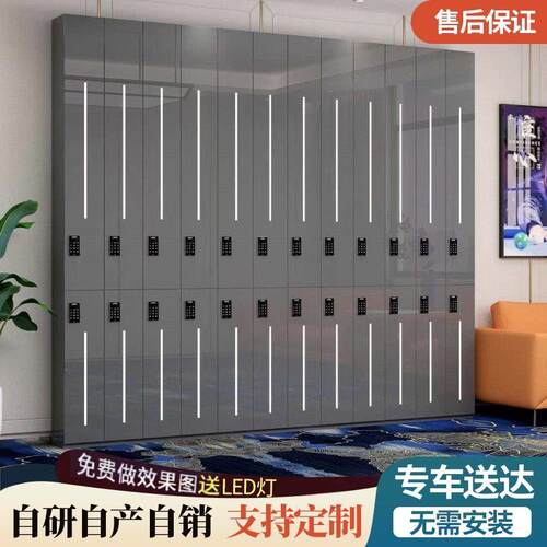 新款台球杆存杆柜桌球厅室展示柜球杆密码锁会员专用杆柜子放置柜