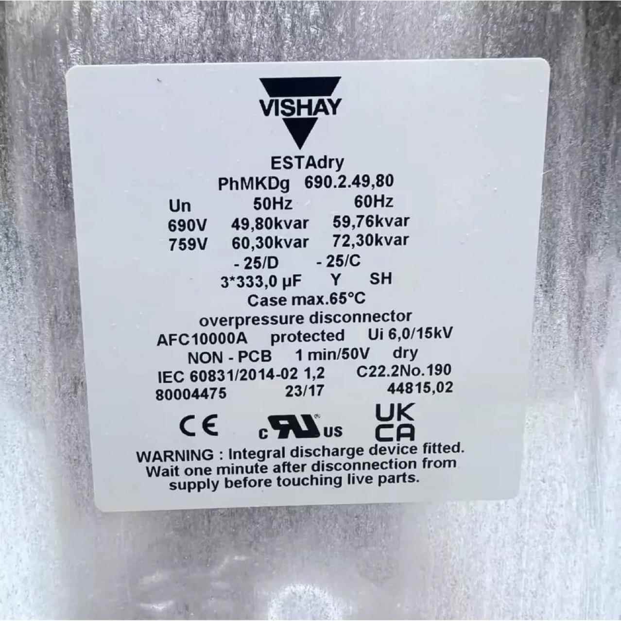 vishay电力电容 PhMKDg 690.2.49.80 3*333uf