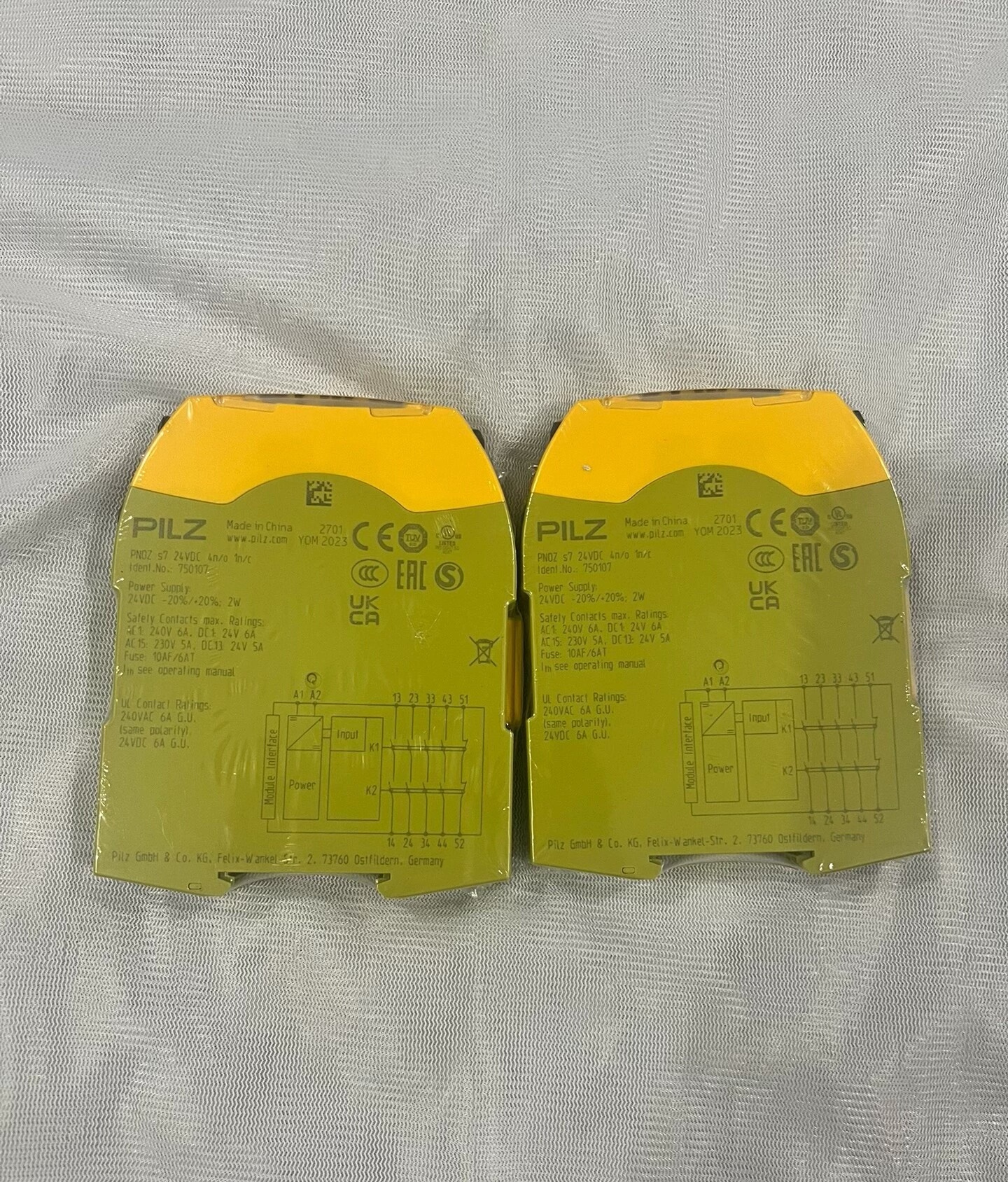 PILZ皮尔磁  现货 订货号312197 全新未开封