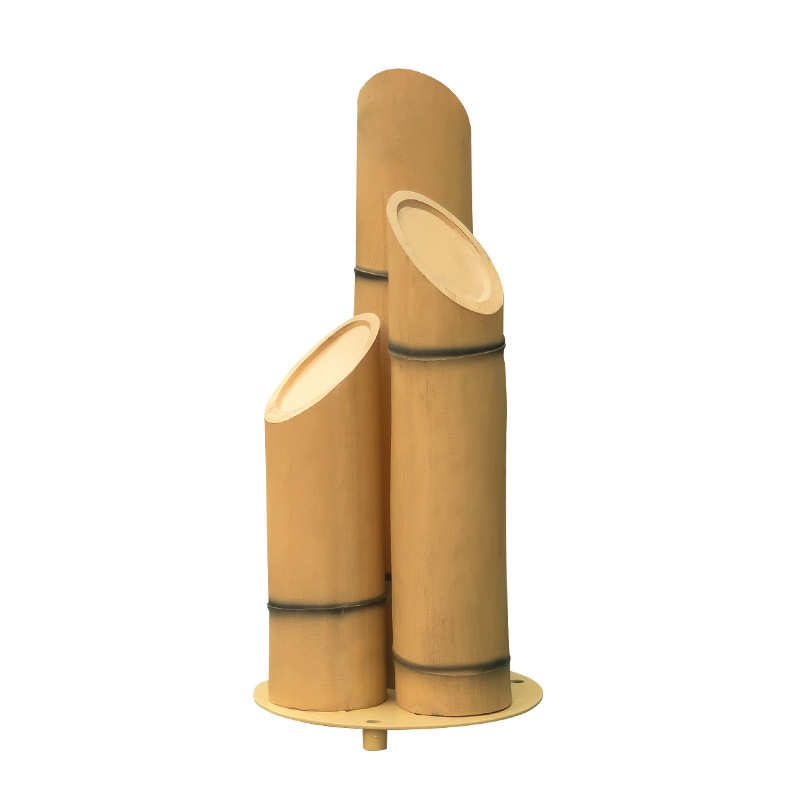 园林灯园户外灯花亮化竹节草坪路灯仿真竹子灯发光装饰竹筒led