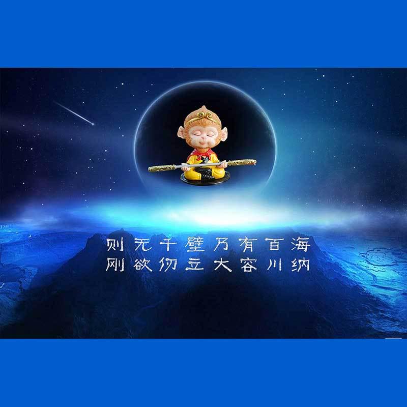 鱼缸背景贴纸高清图3d立体壁纸壁画造景水族箱自粘免胶海纳百川