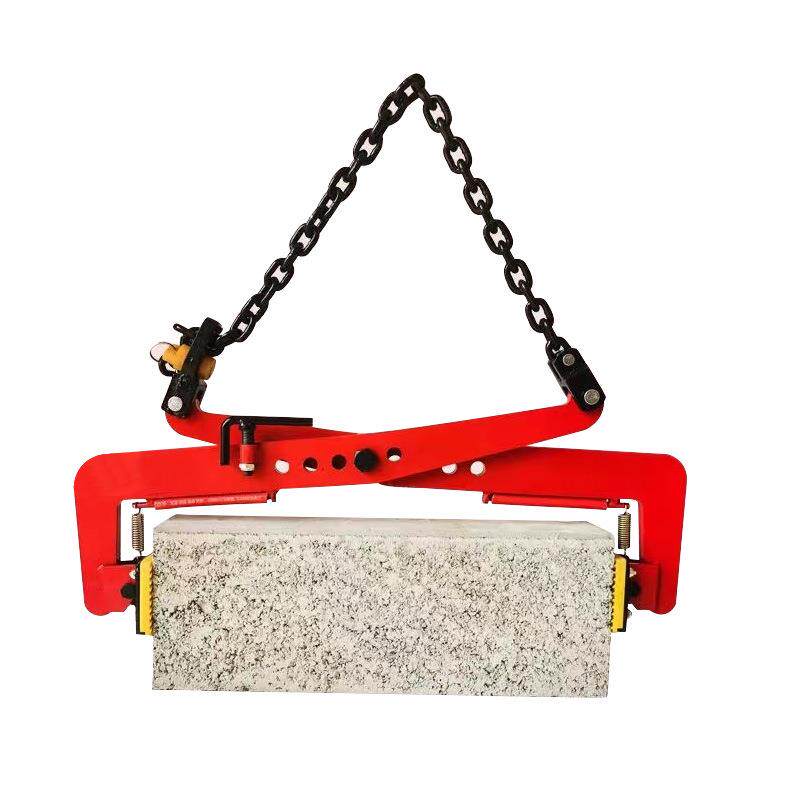 石材吊装大理石路牙石板夹吊具路沿石路缘石搬运车起重吊钳石夹子